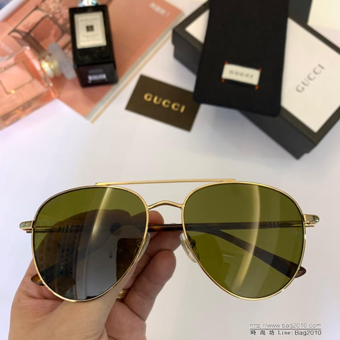 GUCCI古馳 GG0388S 2019開春官網新款 採用進口鏡片 超高工藝 經典男女款 太陽鏡  lly1580
